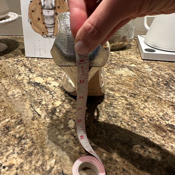 Jimmy Choo Champagne evening heels - Picture 7 of 8